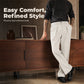 🥳2026 HOT SALE🥳💞50K+ SOLD!✨ 💝 Men's Soft Draped Straight Leg Trousers👖