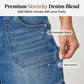 👖 2026 Sale — Over 86,000 Sold!🔥 Women's Mid-Rise Bermuda Denim Shorts – Stretchy Comfort 💫