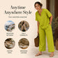 🥳2026 HOT SALE🥳💞50K+ SOLD!✨ 💝  Women's V-Neck Top & Wide-Leg Pants Set👚👖