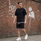👕 LIMITED-TIME 50% OFF! ✨ Men's Waffle Knit T-Shirt & Shorts Set – Cooling Fabric, Relaxed Fit 🌿