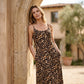 🐆 2026 Sale — Over 41,000 Sold!✨ Women's Leopard Print Maxi Dress