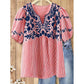 🥳2026 HOT SALE🥳💞50K+ SOLD!✨ 💝  Embroidered Breezy Blouse