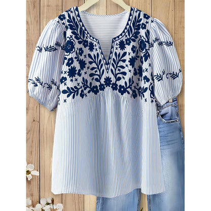 🥳2026 HOT SALE🥳💞50K+ SOLD!✨ 💝  Embroidered Breezy Blouse
