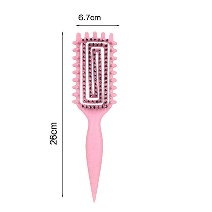 💇‍♀️ LIMITED-TIME 50% OFF! ✨ Ventilated Detangling Brush for Curly Hair – Curl-Defining Edge, Dual Bristles, Ergonomic 💫