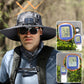 🧢 LIMITED-TIME 50% OFF! ✨ Men's Sunscreen Fisherman Hat with 2 Detachable Solar Fans – UPF 50+, Solar & USB Charging ☀️