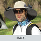 🧢 LIMITED-TIME 50% OFF! ✨ Men's Sunscreen Fisherman Hat with 2 Detachable Solar Fans – UPF 50+, Solar & USB Charging ☀️