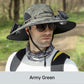 🧢 LIMITED-TIME 50% OFF! ✨ Men's Sunscreen Fisherman Hat with 2 Detachable Solar Fans – UPF 50+, Solar & USB Charging ☀️