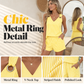 🎉 2026 Sale — Over 44,000 Sold! 👚 Women Summer Striped Sleeveless Vest Set – High-Waist Shorts ☀️