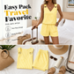 🎉 2026 Sale — Over 44,000 Sold! 👚 Women Summer Striped Sleeveless Vest Set – High-Waist Shorts ☀️