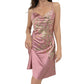 🎉 2026 Sale — Over 47,000 Sold! 💤 Women's Sleeveless Sleep Slip Dress – Silky Cowl Neckline 🌸
