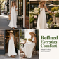 🎉 2026 Sale — Over 45,000 Sold! 👗 Women's Off-Shoulder Draped Maxi Dress – Elegant Summer Style 🌸