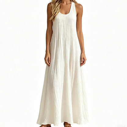🎉 2026 Sale — Over 45,000 Sold! 👗 Women's Off-Shoulder Draped Maxi Dress – Elegant Summer Style 🌸