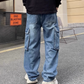 🎉 2026 Sale — Over 38,000 Sold! 👖 Utility Wide-Leg Cargo Jeans – Large Pockets & Drawstring Waist 🎒