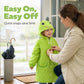 🎉 2026 Sale — Over 23,000 Sold! ☔ Waterproof Kids Rain Poncho with Hood – Backpack-Friendly Design 🐸