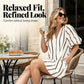 🎉 2026 Sale — Over 63,000 Sold! 👗Women's Casual V-Neck Puff Sleeve Dress