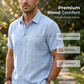 🎉 2026 Sale — Over 73,000 Sold! 👕 Men Summer Linen Set Loose Shirt and Cargo Shorts Two Piece Outfit