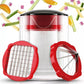 🥕 LIMITED‑TIME 50% OFF! ⚡ Multi‑functional Vegetable & Fruit Chopper – Swap‑Blade, Safe‑Press, Storage Tray ✨