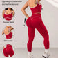 🎉 2026 Sale — Over 38,000 Sold! 💪 Women's High-Stretch Sports Bra & Leggings Set – Tummy Control & Butt Lift 🏋️‍♀️