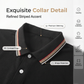 🎉 2026 Sale — Over 36,000 Sold! 👔 Men Fashion Contrast Lapel Quick Drying Short Sleeve T-Shirt – Sharp & Breathable 🌊