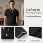 🎉 2026 Sale — Over 36,000 Sold! 👔 Men Fashion Contrast Lapel Quick Drying Short Sleeve T-Shirt – Sharp & Breathable 🌊