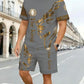 Men's Casual Top & Shorts 2-Piece Set
