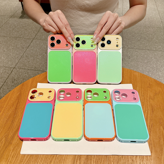 🎉 2026 Sale — Over 53,000 Sold! 📱 Vibrant Contrast Color Dopamine Acrylic Phone Case – Cheerful & Trendy 🎨