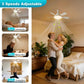 🎉 2026 Sale — Over 15,000 Sold! 💡 Socket Fan Light With Remote – Stepless Dimming & Reversible DC Motor 🌬️