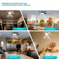 🎉 2026 Sale — Over 15,000 Sold! 💡 Socket Fan Light With Remote – Stepless Dimming & Reversible DC Motor 🌬️
