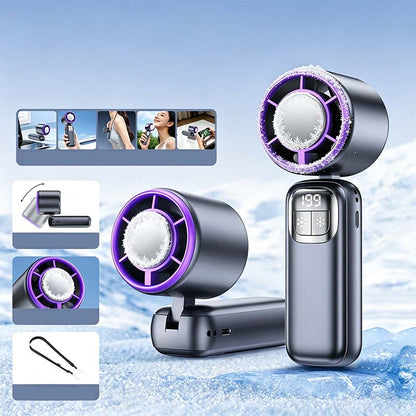 🎉 2026 Sale — Over 52,000 Sold! ❄️ Personal Cooling Fan with Semiconductor Chip – Instant Ice Cooling & 199 Speeds 🌬️