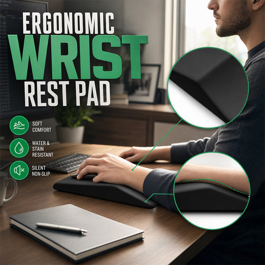 🎉 2026 Sale — Over 33,000 Sold! 🖱️ Ergonomic Memory Foam Wrist Rest Pad – Pressure Relief & Non-Slip Base 💻