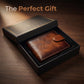 🎉 2026 Sale — Over 63,000 Sold! 👛 Men's Vintage RFID Blocking Wallet – Ultra-Capacity & Premium Material 🛡️