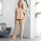🎉 2026 Sale — Over 41,000 Sold! 👚 Women's Soft Casual Top & Pants Set – Comfy & Versatile Two-Piece 🌸