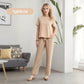 🎉 2026 Sale — Over 41,000 Sold! 👚 Women's Soft Casual Top & Pants Set – Comfy & Versatile Two-Piece 🌸
