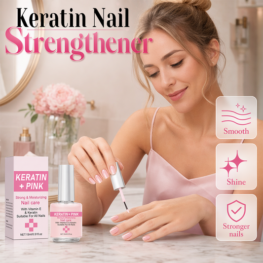 💅 2026 Sale — Over 47,000 Sold!✨ Keratin Nail Strengthener – Repairs Rough Surfaces & Glossy Finish 🌟