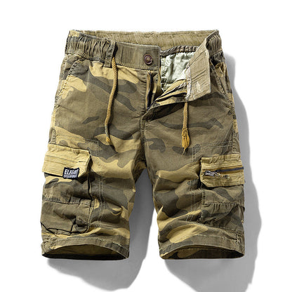 🏕️ 2026 Sale — Over 43,000 Sold!🔥 Men's Casual Elastic Waist Cargo Shorts