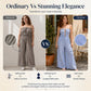 🎉 2026 Sale — Over 42,000 Sold! 👗 Women's Summer Bandeau Stripe Jumpsuit – Flowy & Breezy 🌞