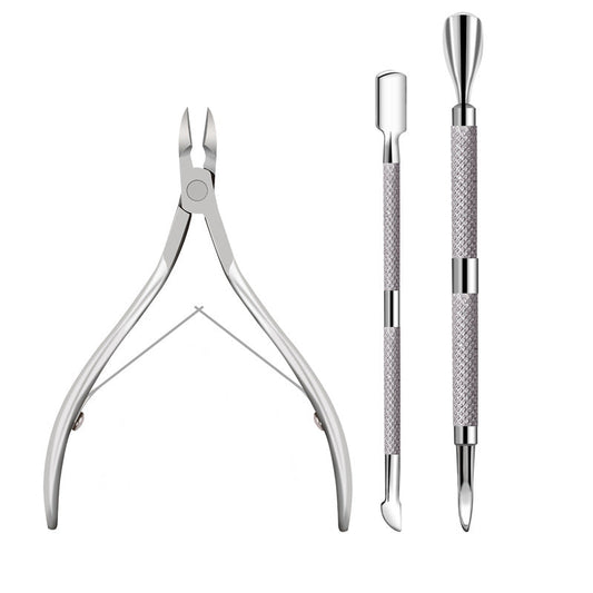 💅 2026 Sale — Over 26,000 Sold!✂️ Stainless Steel Cuticle Care Set – Ergonomic & Ultra-Sharp ✨