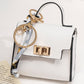 👛 2026 Sale — Over 48,000 Sold!✨ Mini Keychain Coin Purse – Gold-Tone Clasp & Ribbon Detail 🎀