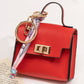 👛 2026 Sale — Over 48,000 Sold!✨ Mini Keychain Coin Purse – Gold-Tone Clasp & Ribbon Detail 🎀