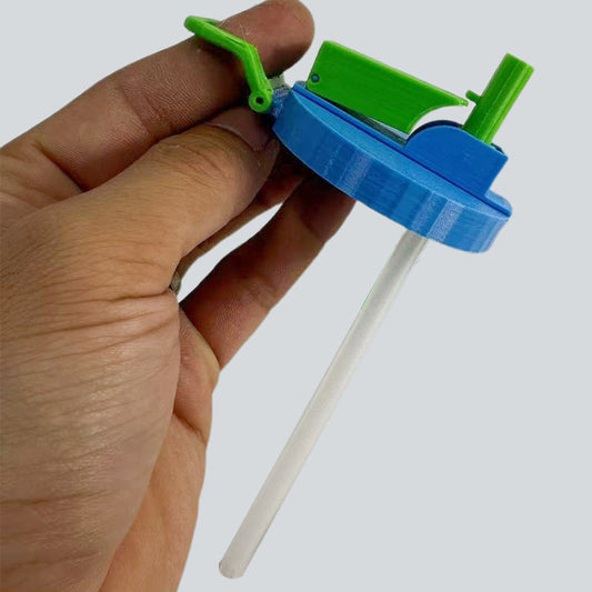 Soda Can Lid with Straw for Kids