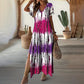 🎉 2026 Sale — Over 59,000 Sold! 👗 Women's Casual V-Neck Gradient Dress – Dreamy Sunset Colors 🌅