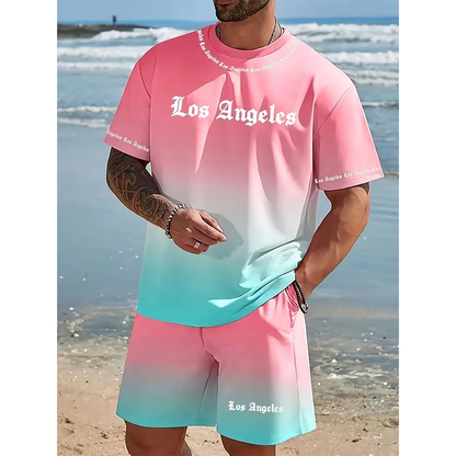 🌊 2026 Sale — Over 82,000 Sold!🔥Men's Summer Casual Printed 2-Piece Set