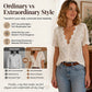 🌸 2026 Sale — Over 68,000 Sold!✨ Women's Casual V-Neck Lace Top