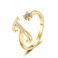 💍 2026 Sale — Over 34,000 Sold!✨Adjustable Sparkle Initial Ring for Women💍