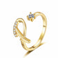 💍 2026 Sale — Over 34,000 Sold!✨Adjustable Sparkle Initial Ring for Women💍