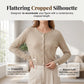 🧥 2026 Sale — Over 72,000 Sold!✨Women Thin Cropped Cardigan Button Front Summer Shawl for Slip Dress