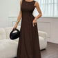 👗 2026 Sale — Over 94,000 Sold!✨ Women's Sleeveless Pleated Maxi Dress – Flattering A-Line 🌸