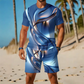👕 2026 Sale — Over 41,000 Sold!🔥Men's Casual Graphic T-Shirt and Shorts Set