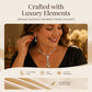 🎉 2026 Sale — Over 76,000 Sold! 💎 Women's Zircon Flower Necklace Earrings Set – Coordinated Two-Piece ✨