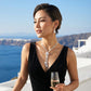 🎉 2026 Sale — Over 76,000 Sold! 💎 Women's Zircon Flower Necklace Earrings Set – Coordinated Two-Piece ✨